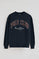 Navy-blue wide-fit sweatshirt Established 2012 Polo Club
