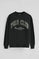 Black wide-fit sweatshirt Established 2012 Polo Club