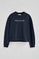 Navy-blue boxy-fit sweatshirt Established 2012 Polo Club