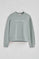 Blueish-grey boxy-fit sweatshirt Established 2012 Polo Club