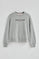 Grey-marl boxy-fit sweatshirt Established 2012 Polo Club