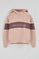 Pale-pink hoodie with Polo Club logo