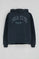 Navy-blue hoodie with Established 2012 Polo Club logo