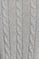 Grey-marl cable-knit wool-blend jumper with Rigby Go embroidery