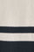 Buttoned V-neck cardigan in nude and navy blue with Polo Club nautical patch