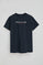 Navy-blue T-shirt with Polo Club Established 2012 logo