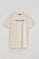 Nude T-shirt with Polo Club Established 2012 logo