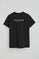 Black T-shirt with Polo Club Established 2012 logo
