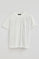 White T-shirt with Polo Club branded patch