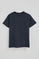 Navy-blue T-shirt Amore with Polo Club branded patch