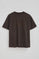 Chocolate T-shirt Tarak with Polo Club logo