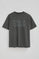 Dark-grey T-shirt Tarak with Polo Club logo