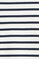 Striped T-shirt in nude and navy blue with Rigby Go embroidered logo