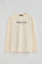 Nude long-sleeve T-shirt with Polo Club Established 2012 logo