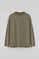 Army-green T-shirt Caliope with Polo Club embroidered logo