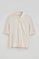 Nude half-sleeve polo shirt with Polo Club embroidery