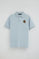 Light-blue regular-fit polo shirt with Polo Club nautical patch