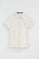Nude short-sleeve polo shirt with slim fit and Rigby Go embroidery