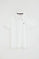 White polo shirt in T-shirt fabric with Rigby Go embroidery