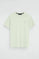 Pastel-turquoise short-sleeve T-shirt with Rigby Go embroidery