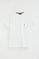 White T-shirt with pocket and Rigby Go logo