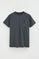 Stone-grey T-shirt with pocket and Rigby Go logo