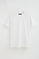 White round-neck T-shirt with Polo Club patch