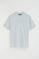 Light-blue loose-fit T-shirt with Polo Club embroidery