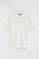 White loose-fit T-shirt with Polo Club embroidery