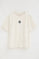 Nude short-sleeve T-shirt with Polo Club nautical embroidery