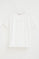 White short-sleeve regular-fit T-shirt with Polo Club embroidery