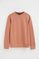 Salmon relaxed-fit sweatshirt with Rigby Go embroidery