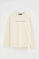 Nude relaxed-fit sweatshirt with Established 2012 Polo Club embroidery
