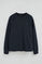 Navy-blue round-neck sweatshirt with Polo Club patch