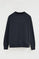 Navy-blue relaxed-fit sweatshirt with Polo Club rubberised logo