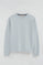 Light-blue regular-fit sweatshirt shirt with Rigby Go embroidery