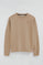 Light-brown regular-fit sweatshirt with Rigby Go embroidery