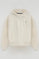 Nude zipped hoodie with Rigby Go embroidery
