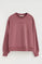 Pink loose-fit sweatshirt with Polo Club raised logo