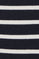 Navy-blue and white striped dress with nautical Polo Club branding