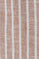Terracotta cotton-linen striped shirt with regular fit and Polo Club embroidery