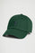 Bottle-green six-panel cap with Rigby Go logo