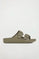 Khaki unisex double-buckle bio sandals Polo Club