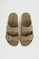Sandy suede bio sandal Keat with buckles and Polo Club logo