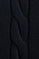 Navy-blue cable-knit wool-blend jumper Rigby Go