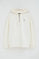Nude hoodie with zip and Rigby Go embroidery