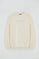 Nude round-neck sweatshirt with Established 2012 Polo Club embroidery