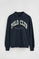 Navy-blue relaxed-fit sweatshirt with Polo Club twill logo