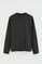 Anthracite-grey loose-fit garment-dye sweatshirt Polo Club