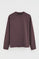 Plum loose-fit garment-dye sweatshirt Polo Club